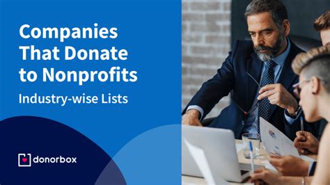 20 Companies That Donate to Nonprofits (Industry.